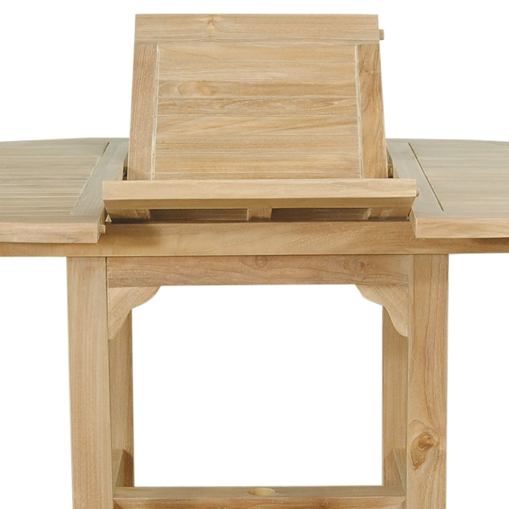 Bahama 67" Round To Oval Extendable Dining Table, Outdoor Teak Wood, TBX-067V Brand: Anderson Teak; Size: 67inW x 47inD x 29inH