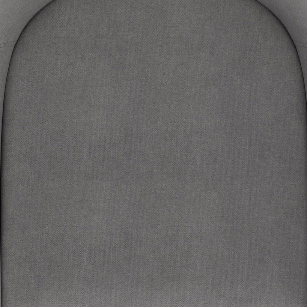 Bianca | Gray and Walnut MCM Dining Chairs, Set of 2, Fabric & Metal, 202-086GY/WAL