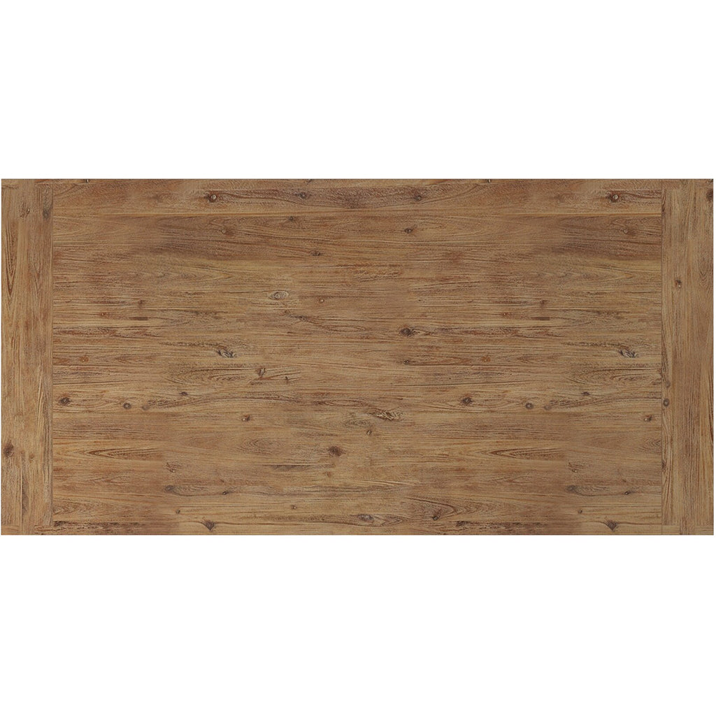 Seashore Acacia Antique Dining Table, Table For 6, Rectangular, Solid Acacia Wood, 8868-01; Brand: Alpine Furniture; Size: 35.5inW x 71inD x 31inH Weight: 97lb; Shape: Rectangular; Material: Acacia Solids Seating Capacity: Seats 4-6 people; Color: Sandblasted antique color