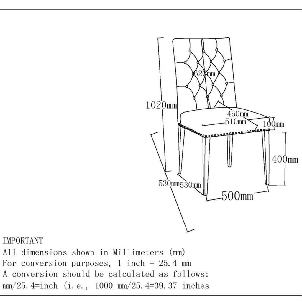 Azul | Black and Gold Velvet Dining Chairs, Set of 2, 202-600BK_GL