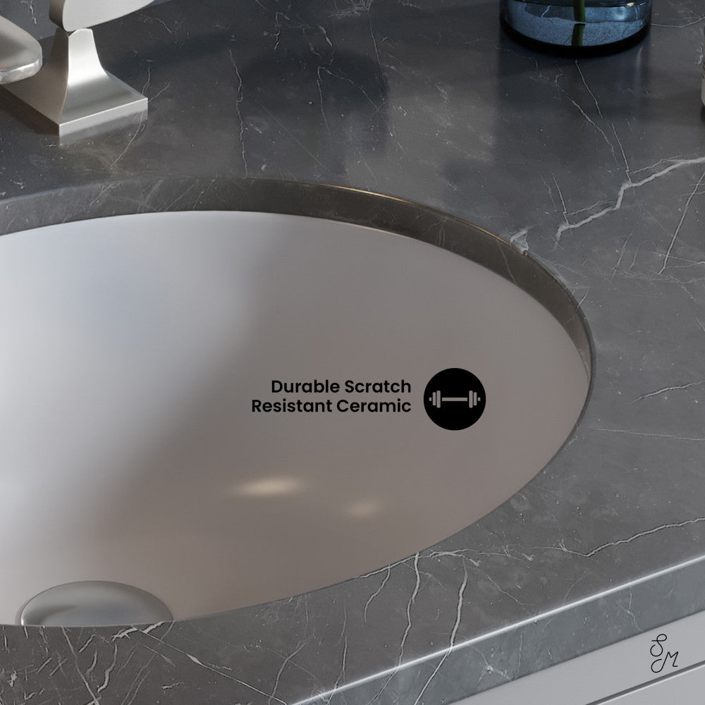 Swiss Madison Plaisir 16.5 Oval Under-Mount Bathroom Sink