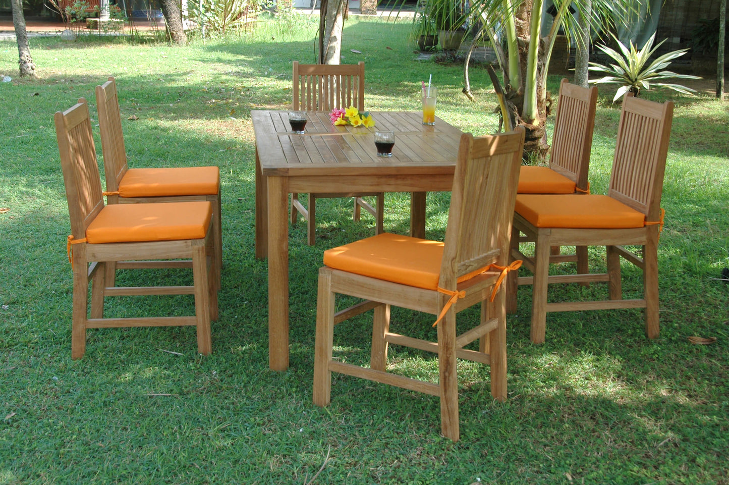 Anderson Teak Montage Saratoga 7-Pieces Dining Set