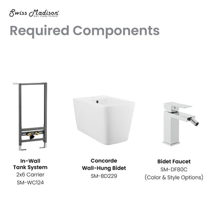 Swiss Madison Concorde Wall-Hung Bidet