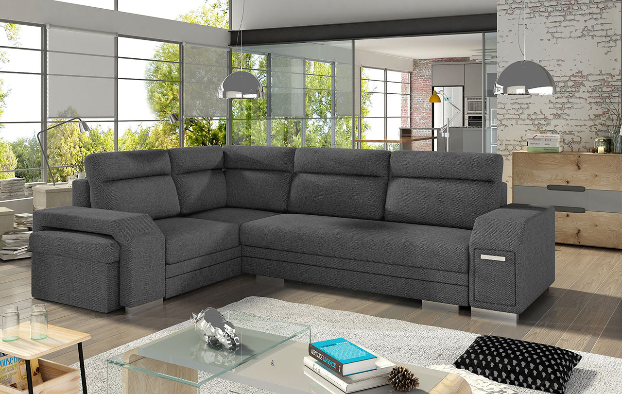 Maxima House Sectional FULL XL Sleeper Sofa MAGNUS S with storage, SALE