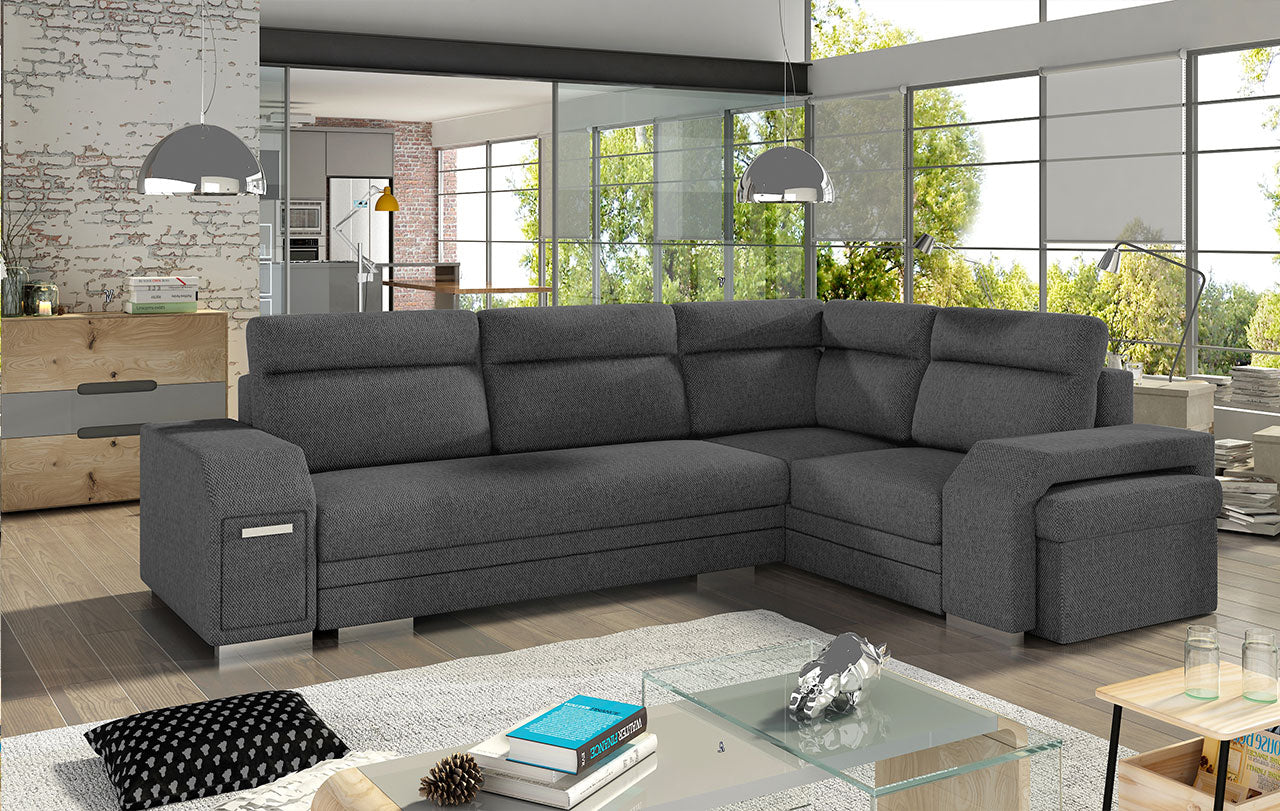 Maxima House Sectional FULL XL Sleeper Sofa MAGNUS S with storage, SALE