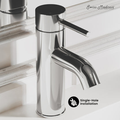 Swiss Madison Ivy Single Hole, Single-Handle, Bathroom Faucet in Chrome