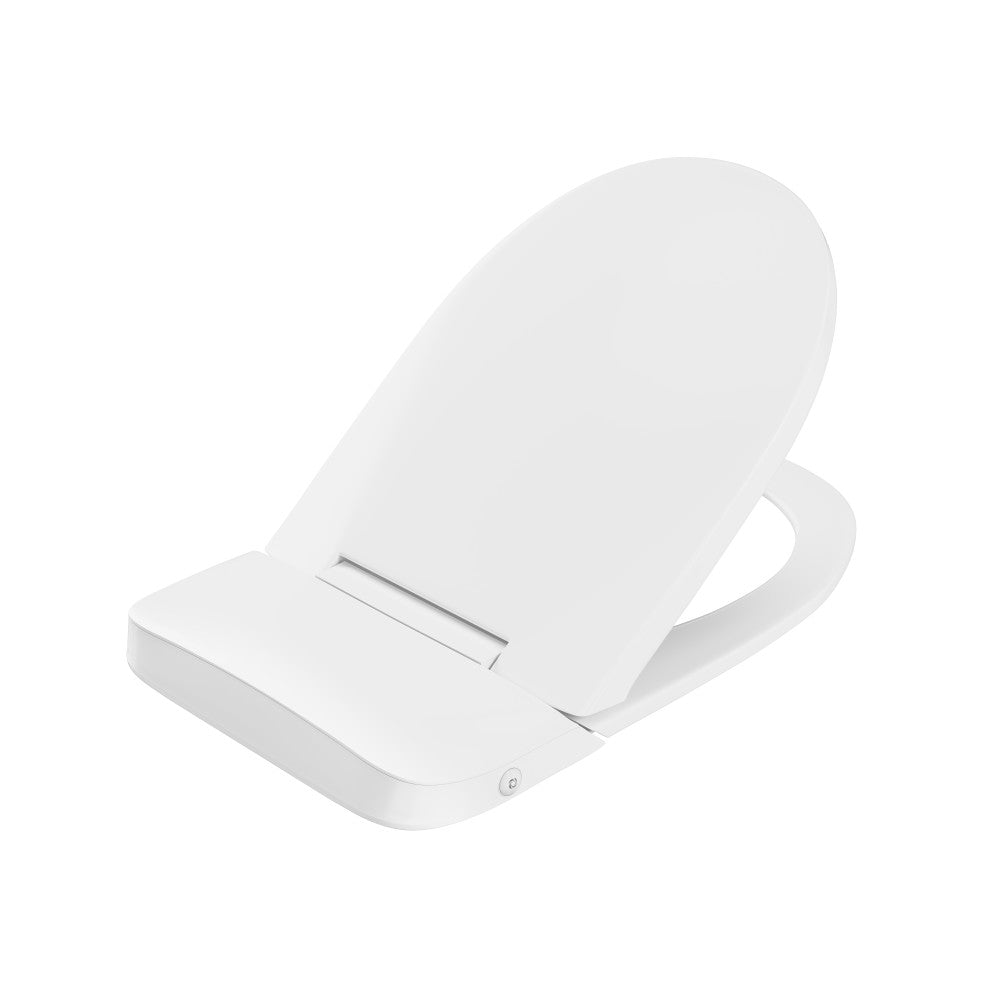Swiss Madison Hugo H Power Flush Tankless Toilet 12" Rough-in 1.1 GPF Non-Electric ADA Toilet with Integrated Tank in Glossy White