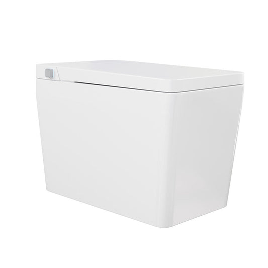 Swiss Madison Concorde Smart One-Piece 1.28 GPF Single Top Flush Toilet in Glossy White
