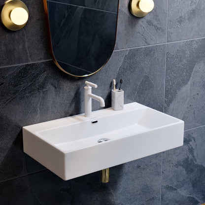 Swiss Madison Claire 30" Rectangle Wall-Mount Bathroom Sink