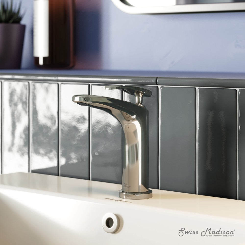 Swiss Madison Sublime Single Hole, Single-Handle, Bathroom Faucet in Chrome
