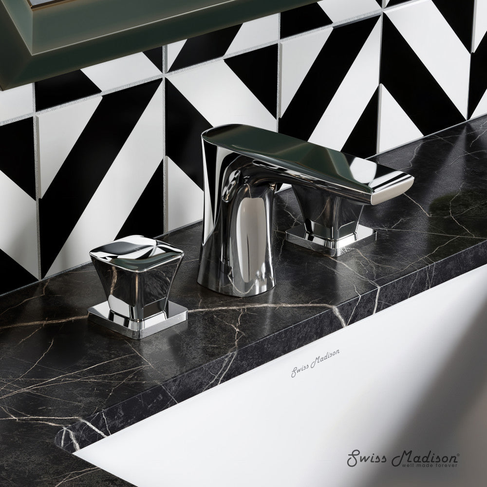 Swiss Madison Monaco 8 in. Widespread, 2-Handle, Bathroom Faucet in Chrome