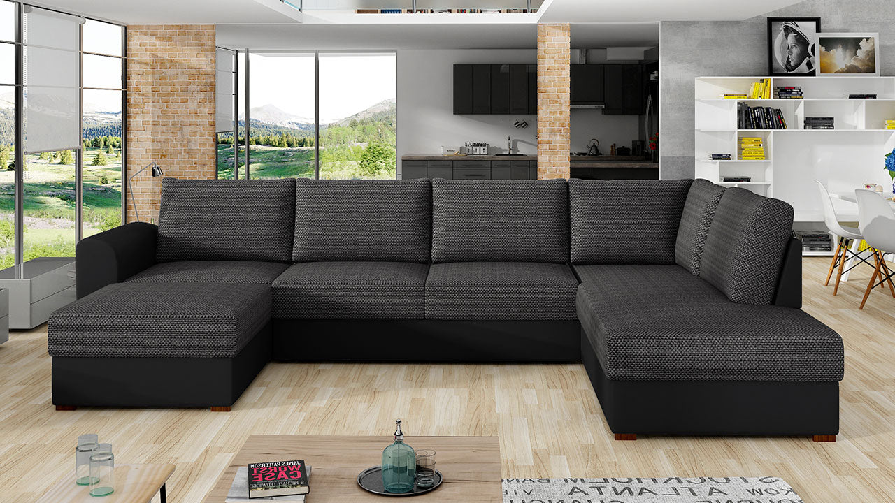 Maxima House Sectional Sleeper Sofa MATTEO with Storage