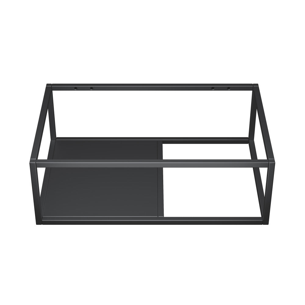 Swiss Madison Lisse 24" Rectangle Concrete Wall-Mount Bathroom Sink in Dark Grey