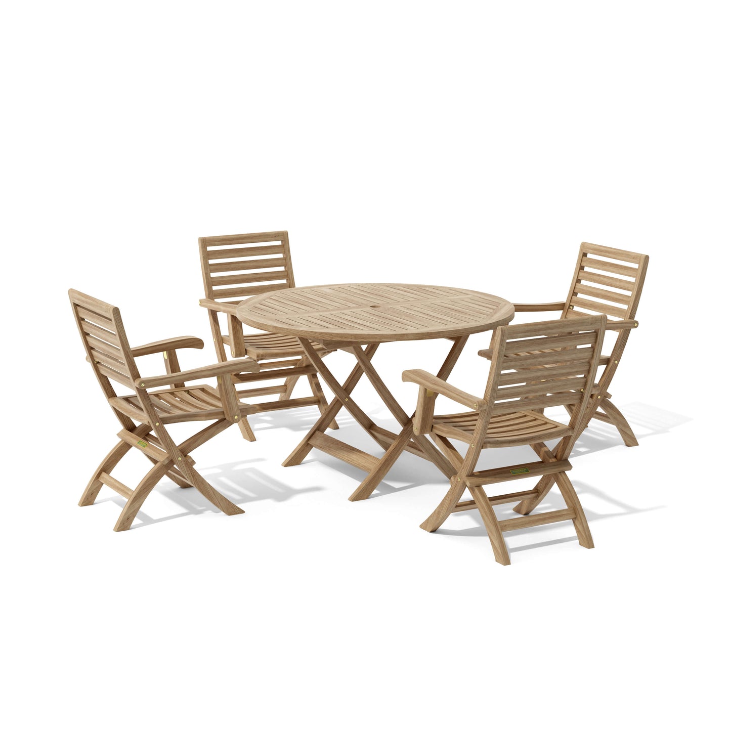 Anderson Teak Andrew Bahama 5-Pieces Folding Dining Set