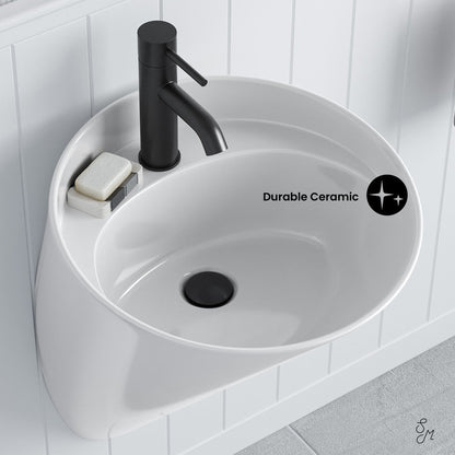 Swiss Madison Calice 18" Wall-Mount Bathroom Sink