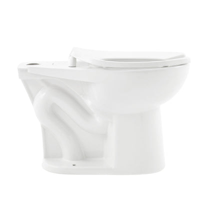 Swiss Madison Sirene Floor-Mounted Comfort Height Commercial Elongated Top Flush Spud Flushometer Toilet Bowl
