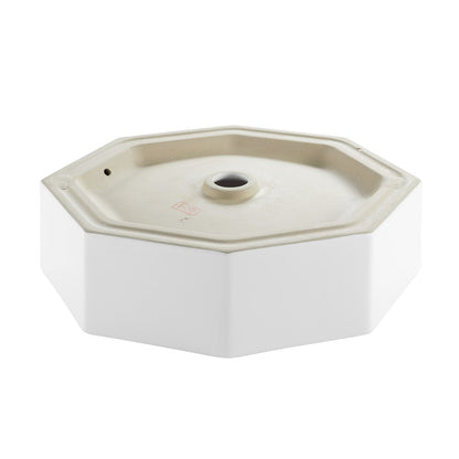 Swiss Madison Brusque Glossy White Ceramic Specialty Vessel Sink 19.25 in