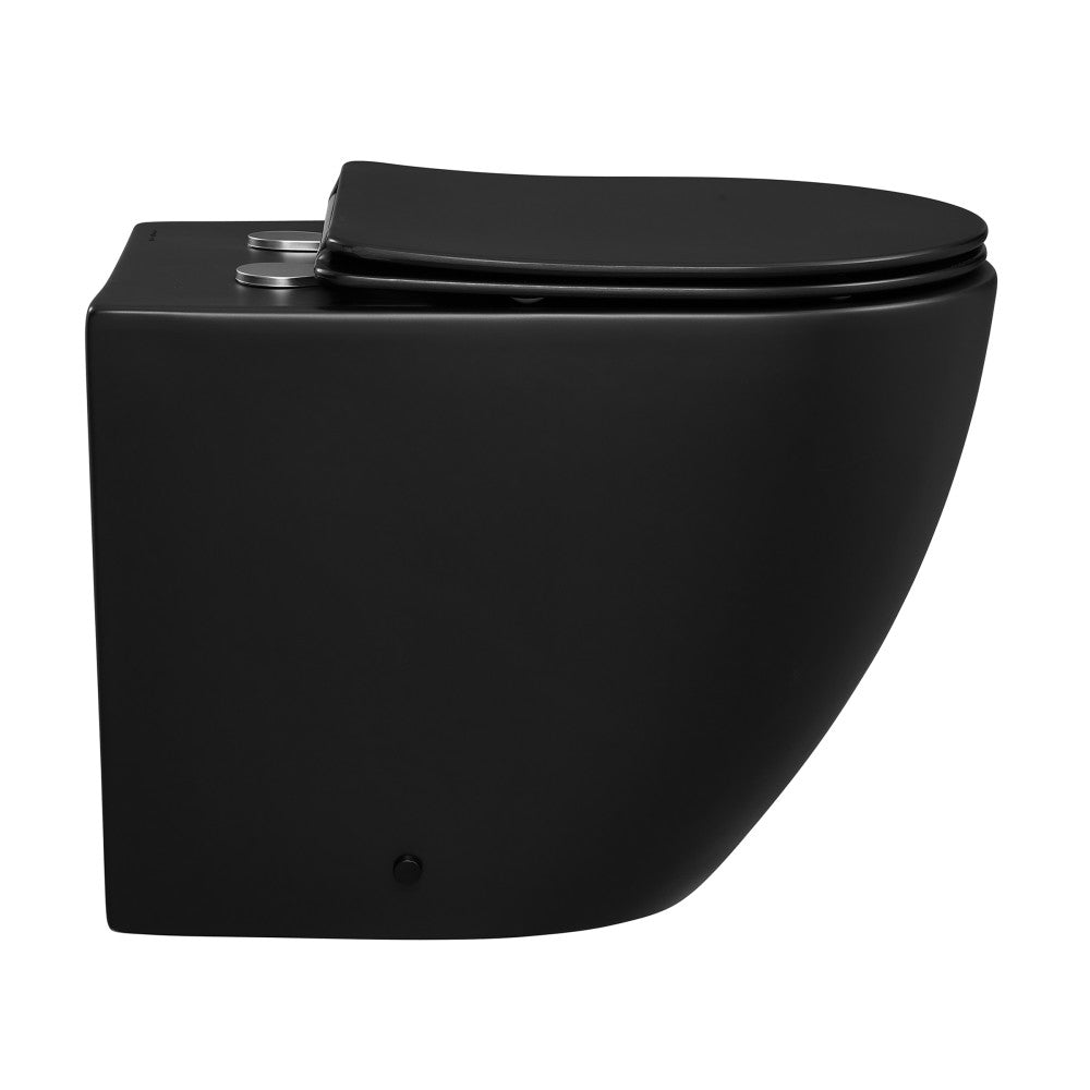 Swiss Madison St. Tropez Back-to-Wall Elongated Toilet Bowl
