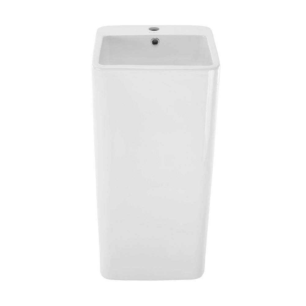 Swiss Madison Concorde One Piece Pedestal Sink