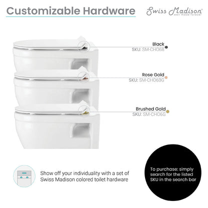 Swiss Madison Ivy Wall-Hung Elongated Toilet Bowl
