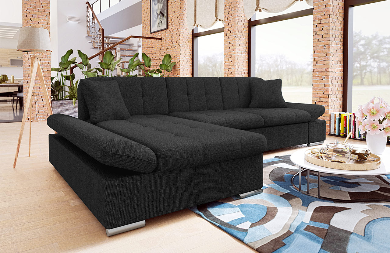 Maxima House Sectional Sleeper Sofa FELIX with Storage