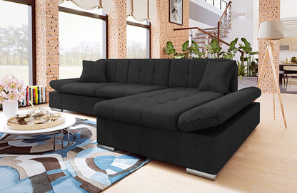 Maxima House Sectional Sleeper Sofa FELIX with Storage