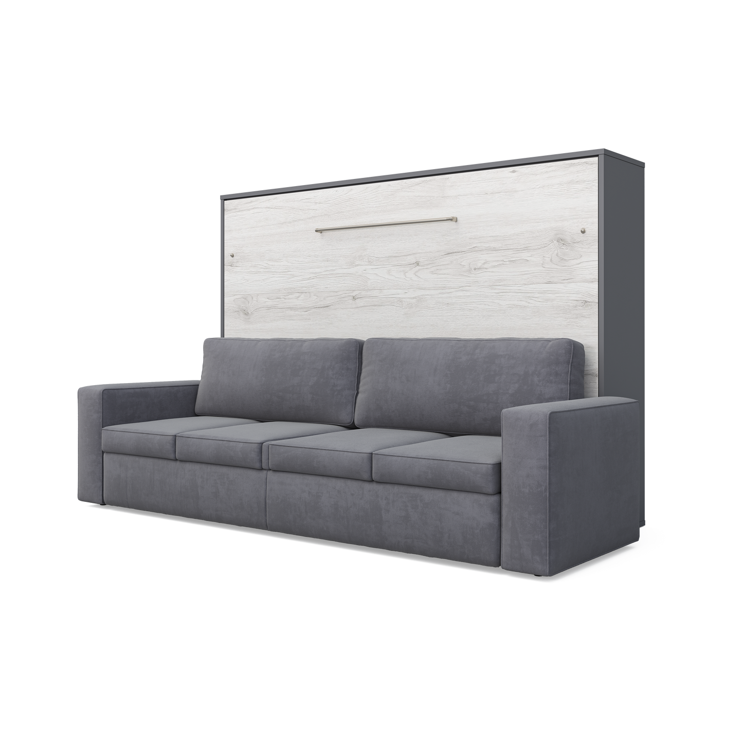 Maxima House Horizontal Murphy bed INVENTO with a Sofa, European FULL XL