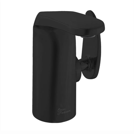 Swiss Madison Chateau Single Hole, Single-Handle, Bathroom Faucet in Matte Black