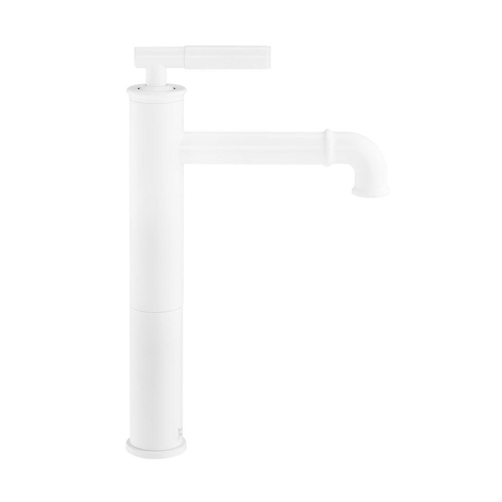 Swiss Madison Avallon Single Hole, Single-Handle Sleek, High Arc Bathroom Faucet in Matte White