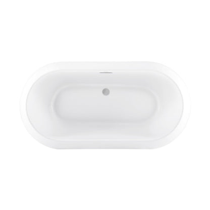 Swiss Madison Plaisir 63" Freestanding Bathtub
