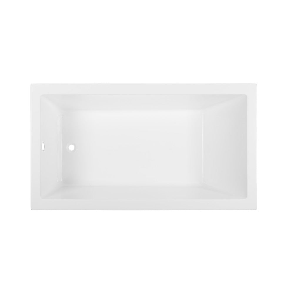 Swiss Madison Voltaire 60" x 36" Reversible Drain Drop-In Bathtub