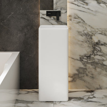 Swiss Madison Claire One-Piece Pedestal Sink