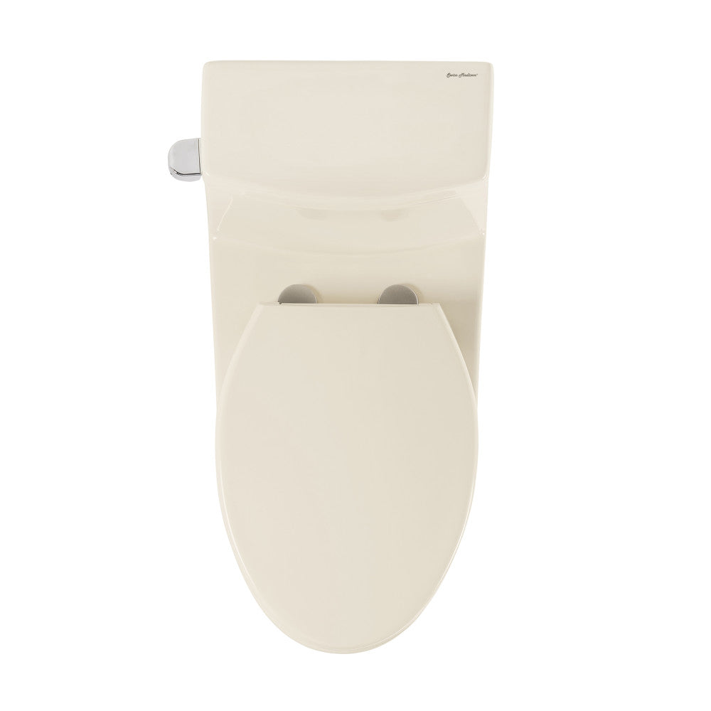 Swiss Madison Virage One Piece Elongated Left Side Flush Handle Toilet 1.28 gpf in Bisque