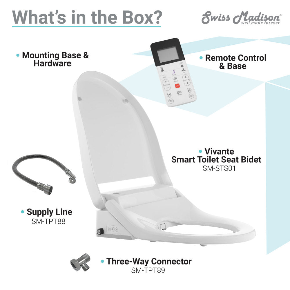 Swiss Madison Vivante Smart Toilet Seat Bidet