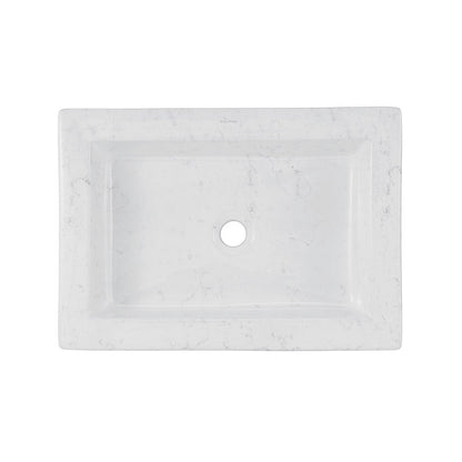 Swiss Madison Voltaire 22" Ceramic Vessel Bathroom Sink in Static White