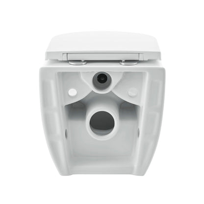 Swiss Madison Swiss Madison Well Made Forever SM-WK450-01C - Ivy Wall Hung Elongated Toilet Bundle, Glossy White