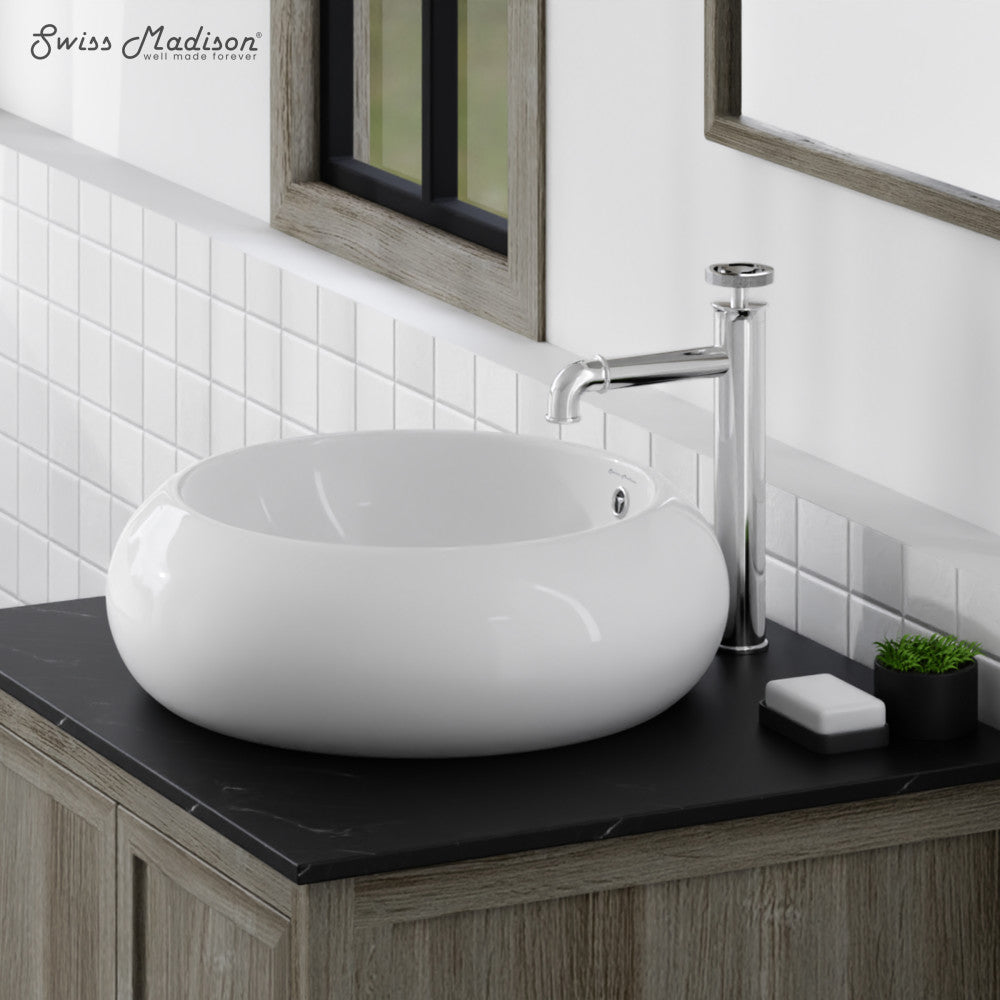 Swiss Madison Plaisir Round Vessel Sink
