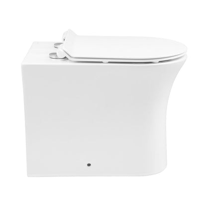 Swiss Madison Cascade Back-to-Wall Elongated Toilet Bowl