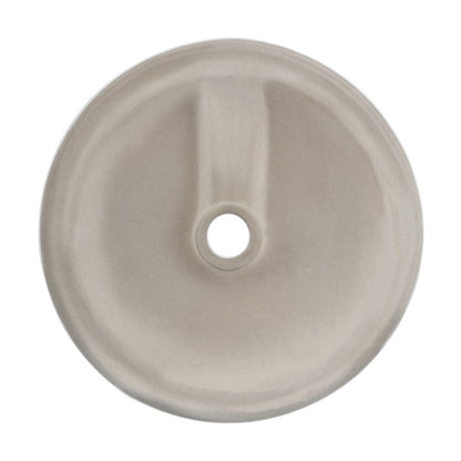Swiss Madison Monaco 16.5" Round Console Sink, White Basin Brushed Gold Legs
