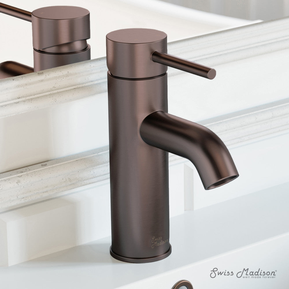 Swiss Madison Ivy Single Hole, Single-Handle, Bathroom Faucet in Oil Rubbed Bronze