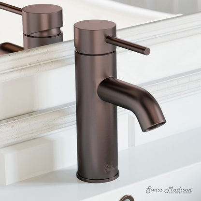 Swiss Madison Ivy Single Hole, Single-Handle, Bathroom Faucet in Oil Rubbed Bronze
