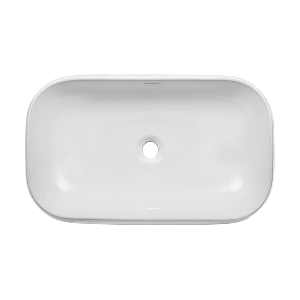 Swiss Madison Chateau 28 Rectangle Ceramic Vessel Sink