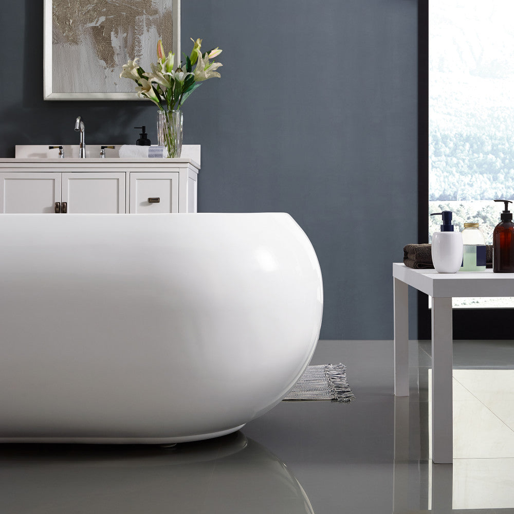 Swiss Madison Plaisir 63" Freestanding Bathtub