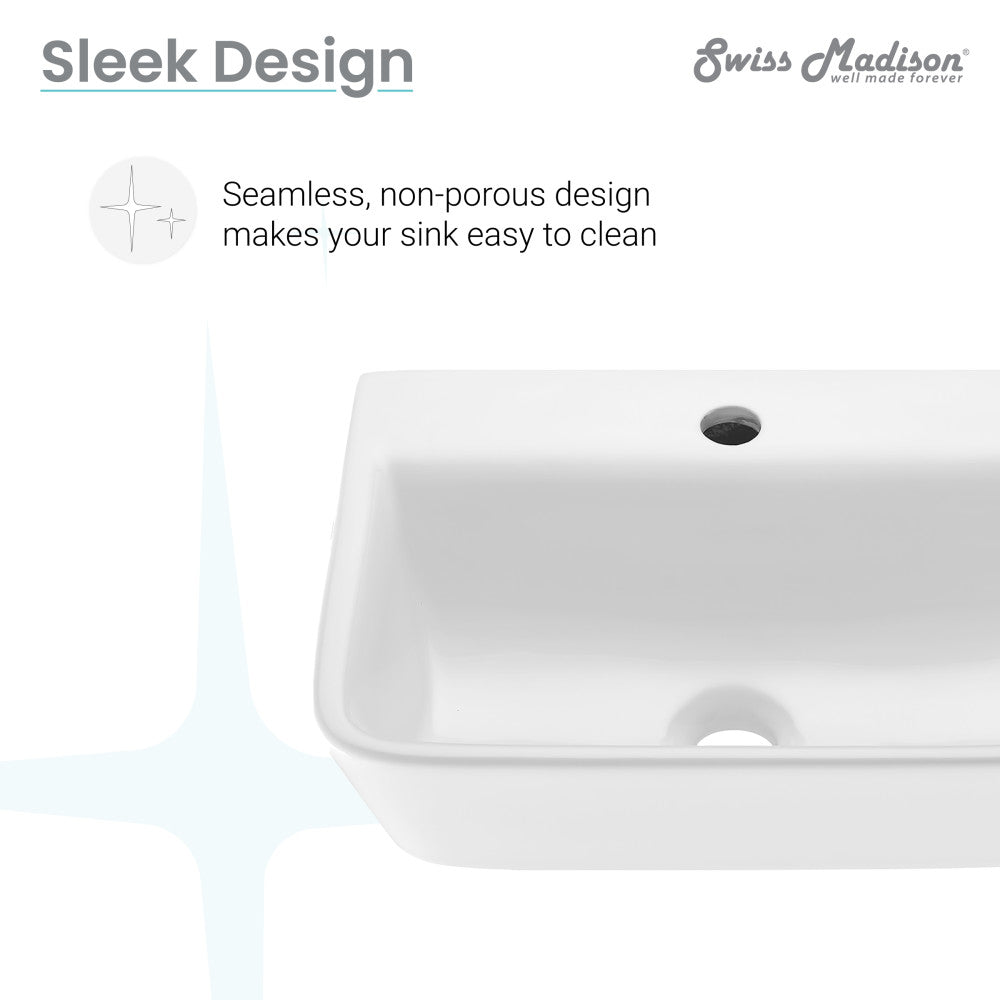 Swiss Madison St. Tropez Wall Mount Sink