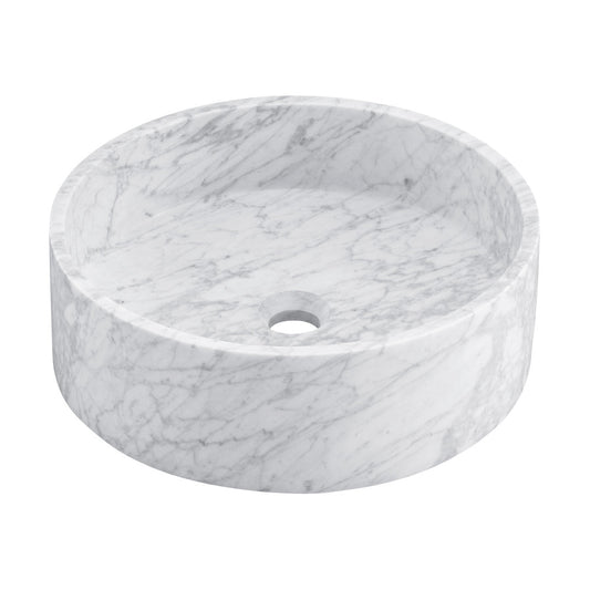 Swiss Madison Monaco 17" Round Vessel Bathroom Sink in Marbled Grey