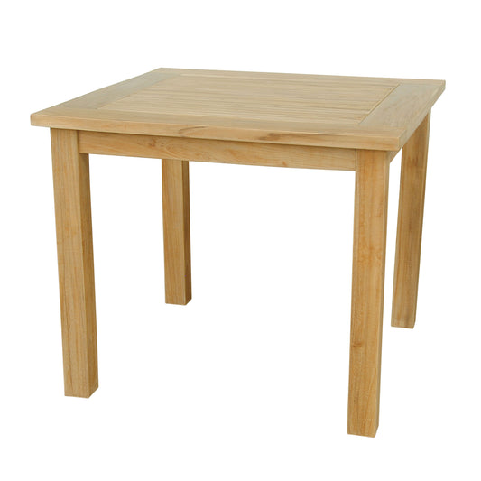 Anderson Teak Bahama 35" Square Table Small Slats