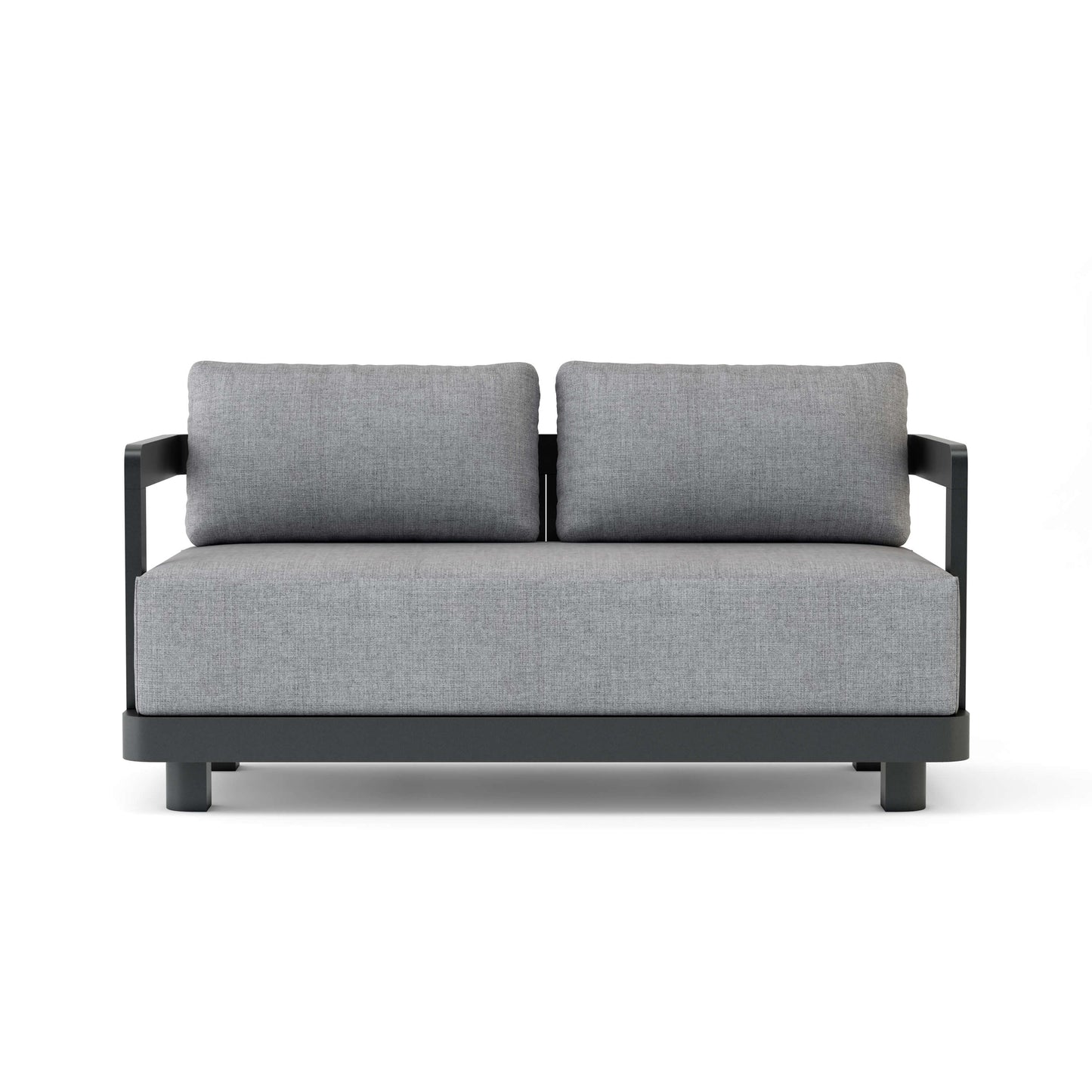 Anderson Teak Granada Deep Seating Aluminum Loveseat