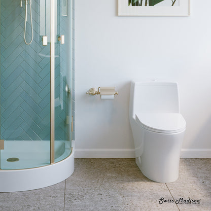 Swiss Madison Bastille One-Piece Elongated Toilet Vortex Dual-Flush 1.1/1.6 gpf