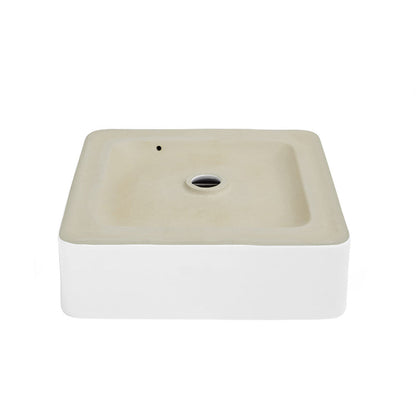 Swiss Madison Concorde 15 Square Ceramic Vessel Sink