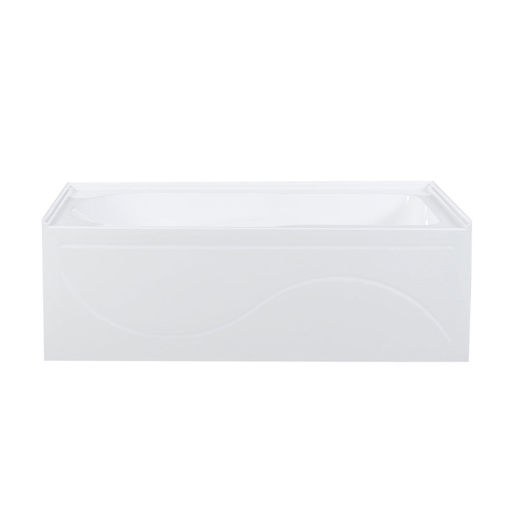 Swiss Madison Ivy 60" x 30" Right-Hand Drain Alcove Bathtub with Apron